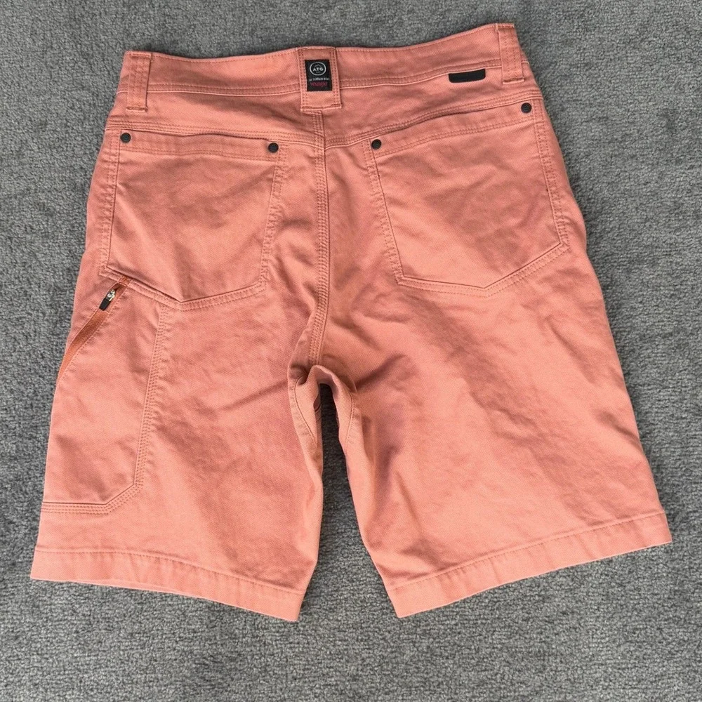 Wrangler ATG Mens All Terrain Gear Utility Shorts Clay Pink Salmon 33 Waist